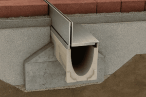 Brickslot de ACO Drain Drenaje Estético y Funcional para Suelos de Adoquines y Pavimentos por Grupo Rivend