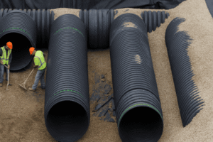 Tubo Corrugado PEAD para Drenaje Pluvial por Grupo Rivend Mexico