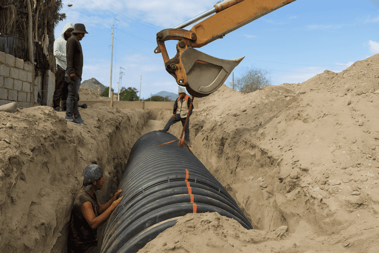 Tubo Corrugado PEAD para Drenaje Sanitario por Grupo RIVEND Mexico