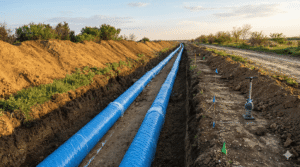 Líneas de conducción de agua y acueductos por grupo Rivend México