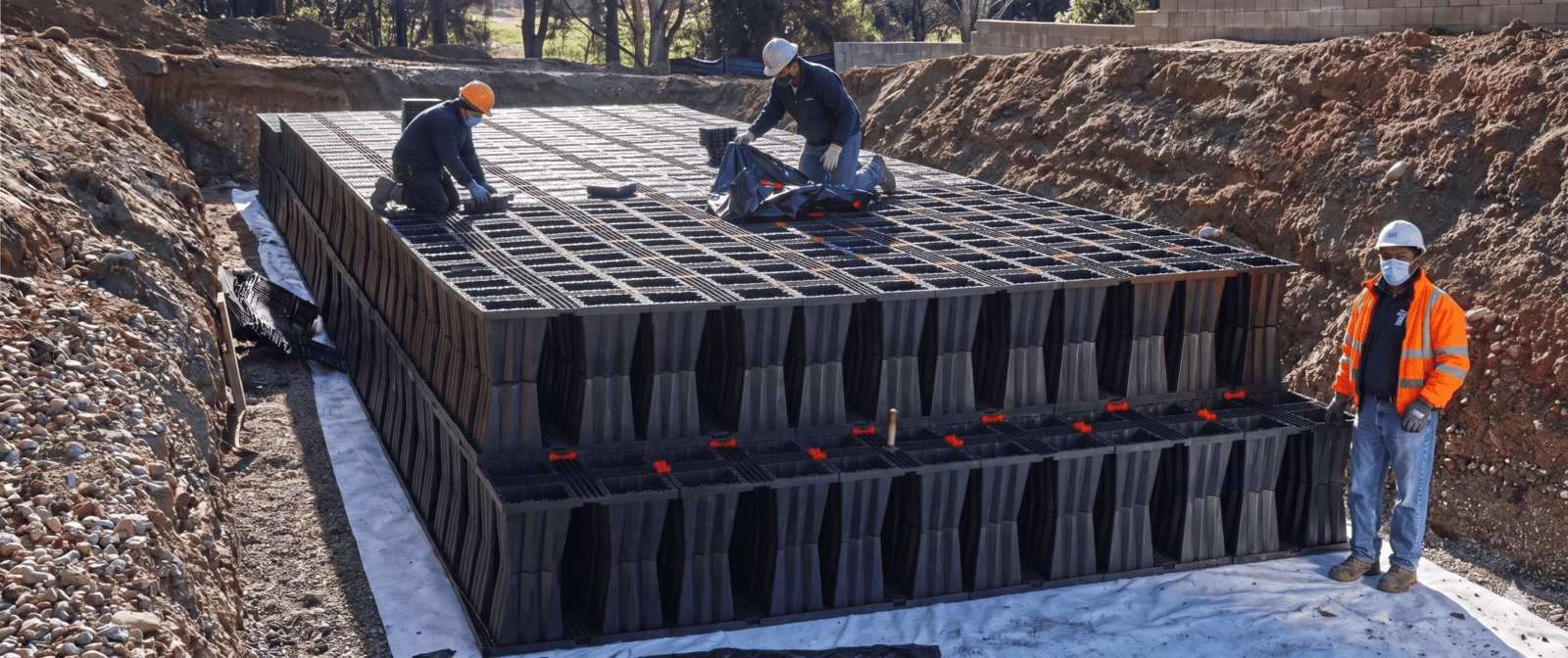 Aquabox Sistema Modular de Infiltración Reúso de Agua de Lluvia y Detención por Grupo Rivend Mexico